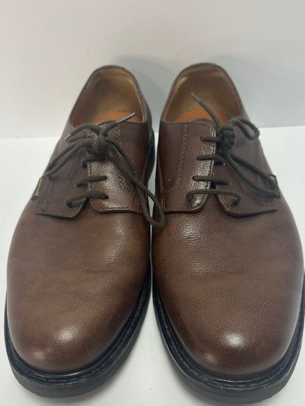 Mephisto Air Relax Marlon Men's Brown Pebbled Leather Shoes 9 Oxford Preppy